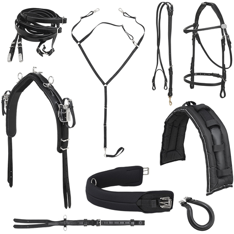 WAHLSTEN PREMIUM LEATHER LINE QH SILAKOMPLETTI, NAHKA, FULL